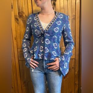 Free People Peplum Blouse